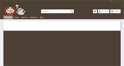 Desktop Screenshot of kjr-kaffee.de