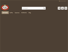 Tablet Screenshot of kjr-kaffee.de